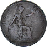 1918 Penny (KN ) - George V British Bronze Coin