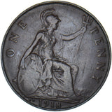 1918 Penny (KN ) - George V British Bronze Coin