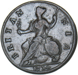 1730 Halfpenny (GEOGIVS Error) - George II British Copper Coin