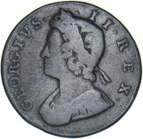 1731 Halfpenny - George II British Copper Coin