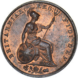 1855 Halfpenny - Victoria British Copper Coin - Very Nice