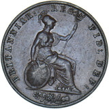 1857 Halfpenny - Victoria British Copper Coin - Nice