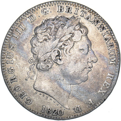 1820 Crown - George III British Silver Coin