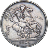 1893 LVI Crown (Davies 503D) - Victoria British Silver Coin