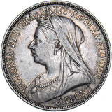 1893 LVI Crown (Davies 503A, Dies 1aC) - Victoria British Silver Coin - Nice