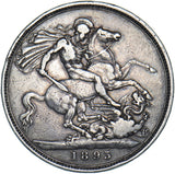 1893 LVI Crown (Davies 503E, Dies 1H) - Victoria British Silver Coin