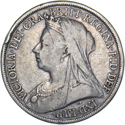 1893 LVI Crown (Davies 503G, Dies 1J) - Victoria British Silver Coin