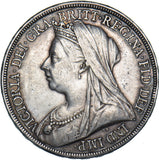 1893 LVI Crown (Davies 503C, Dies 1aF) - Victoria British Silver Coin - Nice