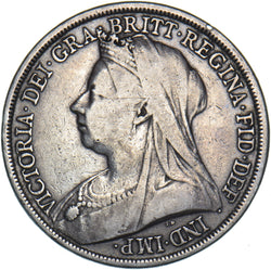 1893 LVI Crown (Davies 503G, Dies 1J) - Victoria British Silver Coin