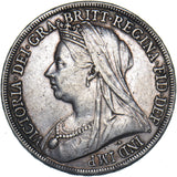1893 LVI Crown (Davies 503D, Dies 1aG) - Victoria British Silver Coin - Nice