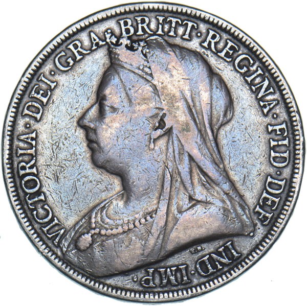 1893 LVI Crown - Victoria British Silver Coin