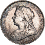 1896 LX Crown - Victoria British Silver Coin - Very Nice