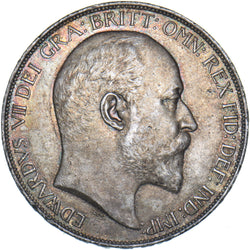 1902 Crown - Edward VII British Silver Coin - Superb