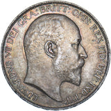 1902 Crown - Edward VII British Silver Coin - Superb
