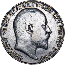 1902 Crown - Edward VII British Silver Coin