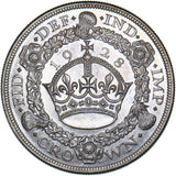 1928 Wreath Crown - George V British Silver Coin - Superb