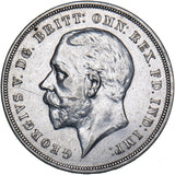 1935 Crown - George V British Silver Coin - Nice