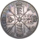 1888 Double Florin - Victoria British Silver Coin - Very Nice
