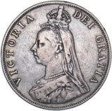 1890 Double Florin - Victoria British Silver Coin
