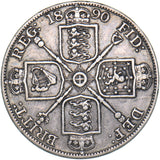 1890 Double Florin - Victoria British Silver Coin
