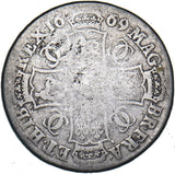 1669 Halfcrown (9 Over 4 in date) - Charles II British Silver Coin