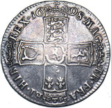 1698 Halfcrown (Ex-mount) - William III British Silver Coin