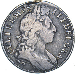 1700 Halfcrown - William III British Silver Coin
