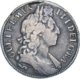 1700 Halfcrown - William III British Silver Coin