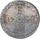 1701 Halfcrown - William III British Silver Coin - Very Nice