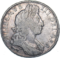 1701 Halfcrown - William III British Silver Coin