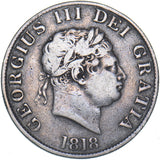 1818 Halfcrown - George III British Silver Coin