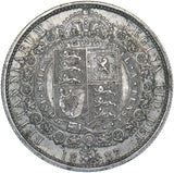 1887 Halfcrown - Victoria British Silver Coin - Very Nice