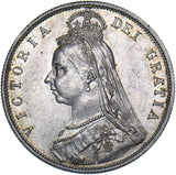 1887 Halfcrown - Victoria British Silver Coin - Very Nice