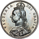 1887 Halfcrown - Victoria British Silver Coin - Nice