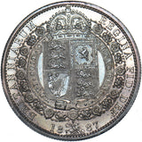 1887 Halfcrown - Victoria British Silver Coin - Nice
