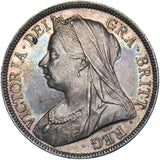 1897 Halfcrown - Victoria British Silver Coin - Very Nice