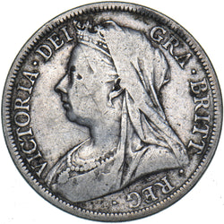 1899 Halfcrown - Victoria British Silver Coin