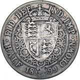 1899 Halfcrown - Victoria British Silver Coin