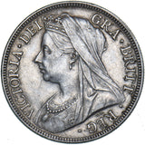 1900 Halfcrown - Victoria British Silver Coin - Very Nice