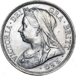 1901 Halfcrown - Victoria British Silver Coin - Very Nice