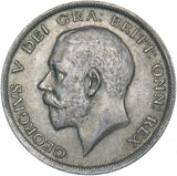 1920 Halfcrown - George V British Silver Coin - Very Nice