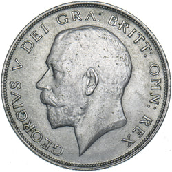 1921 Halfcrown - George V British Silver Coin - Very Nice