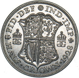 1928 Halfcrown - George V British Silver Coin - Very Nice