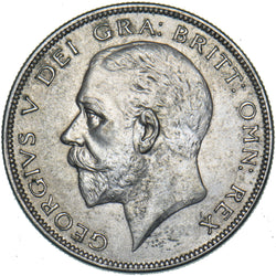 1928 Halfcrown - George V British Silver Coin - Very Nice
