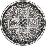 1849 Godless Florin - Victoria British Silver Coin - Nice