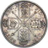 1887 Florin - Victoria British Silver Coin - Nice