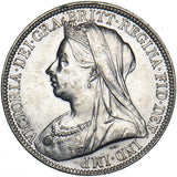 1895 Florin - Victoria British Silver Coin - Very Nice