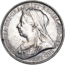 1895 Florin (Davies 836, Dies 1A) - Victoria British Silver Coin - Very Nice