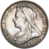 1896 Florin - Victoria British Silver Coin - Superb
