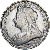 1896 Florin (Very Rare Davies 840, Dies 1A) - Victoria British Silver Coin